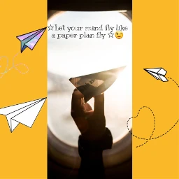 fly mind challenge picsart freetoedit ircpaperplane paperplane