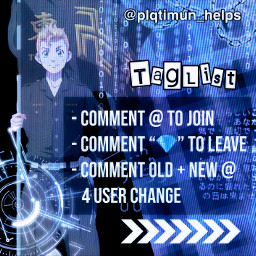 tags tag taglist comment anime helpacc editinghelp cybergoth blue