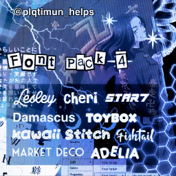 font fonts pack fontpack fontpacks aesthetic cute cyber cybergoth anime help helpacc edit editinghelp editing phonto dafont simple