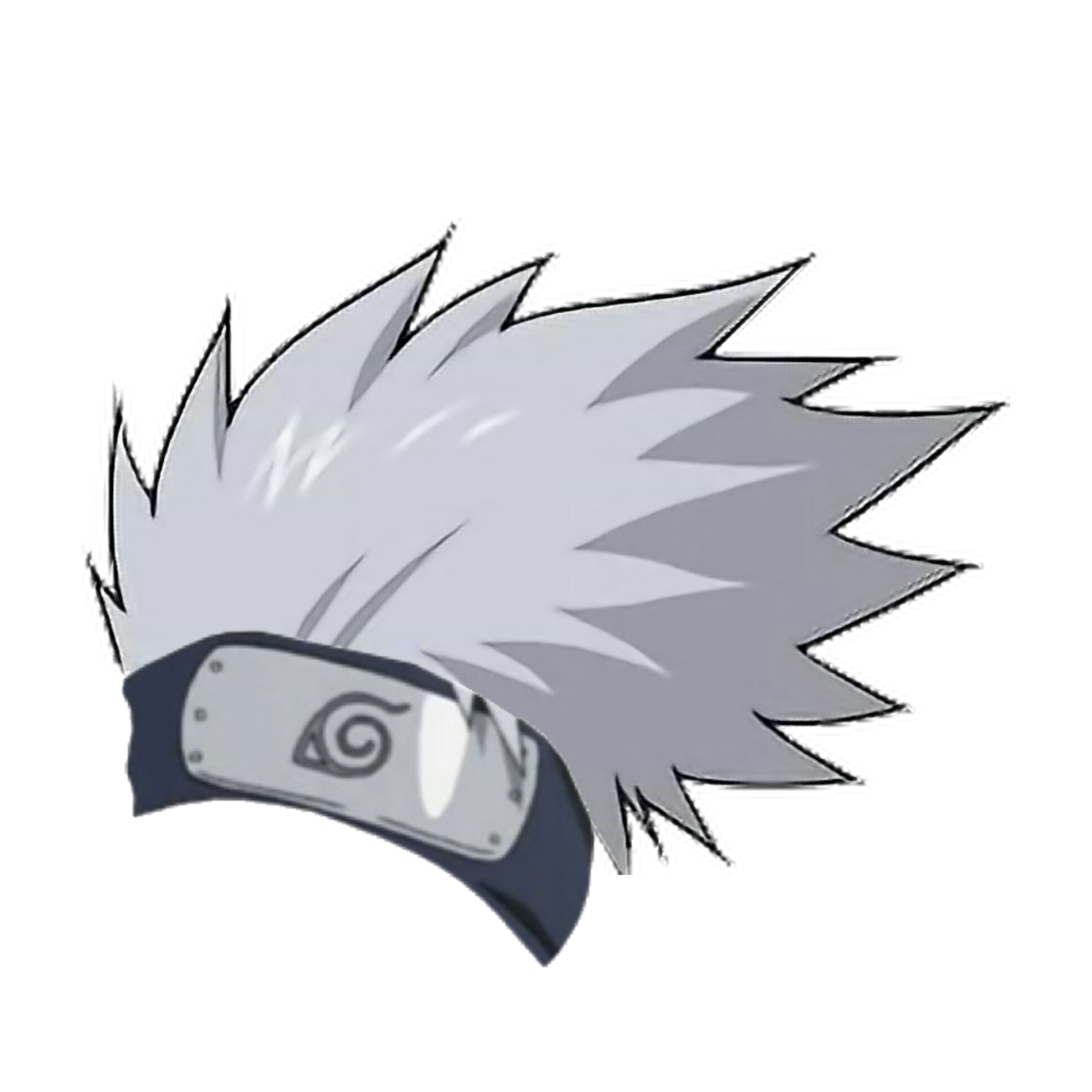 freetoedit kakashihair narutohair sticker by @alma_2606