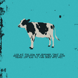 collage digitalcollage collageart cutandpaste graphic graphicart agropop ruralwave poster cow default