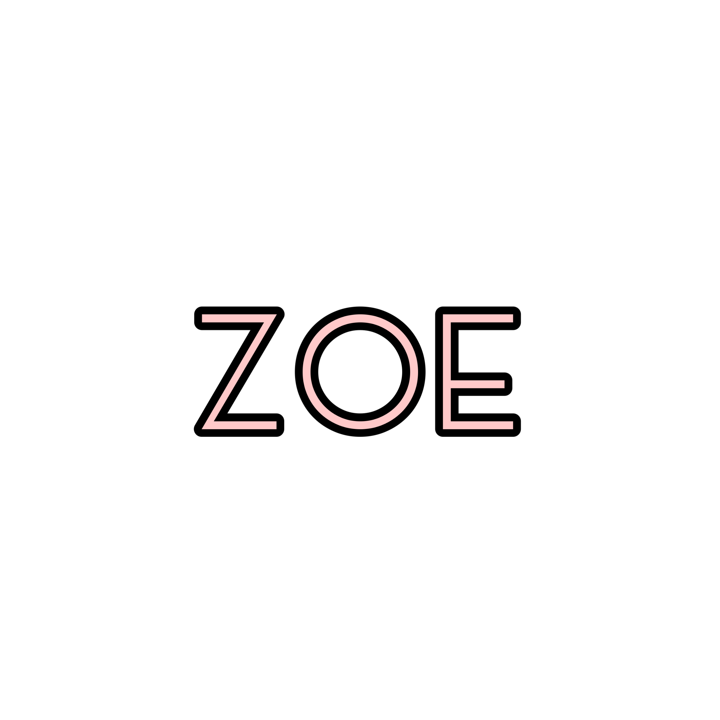 zoe name cute freetoedit #zoe #name sticker by @keacharmy