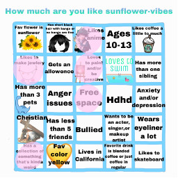sunflower anime skate ee bingo freetoedit