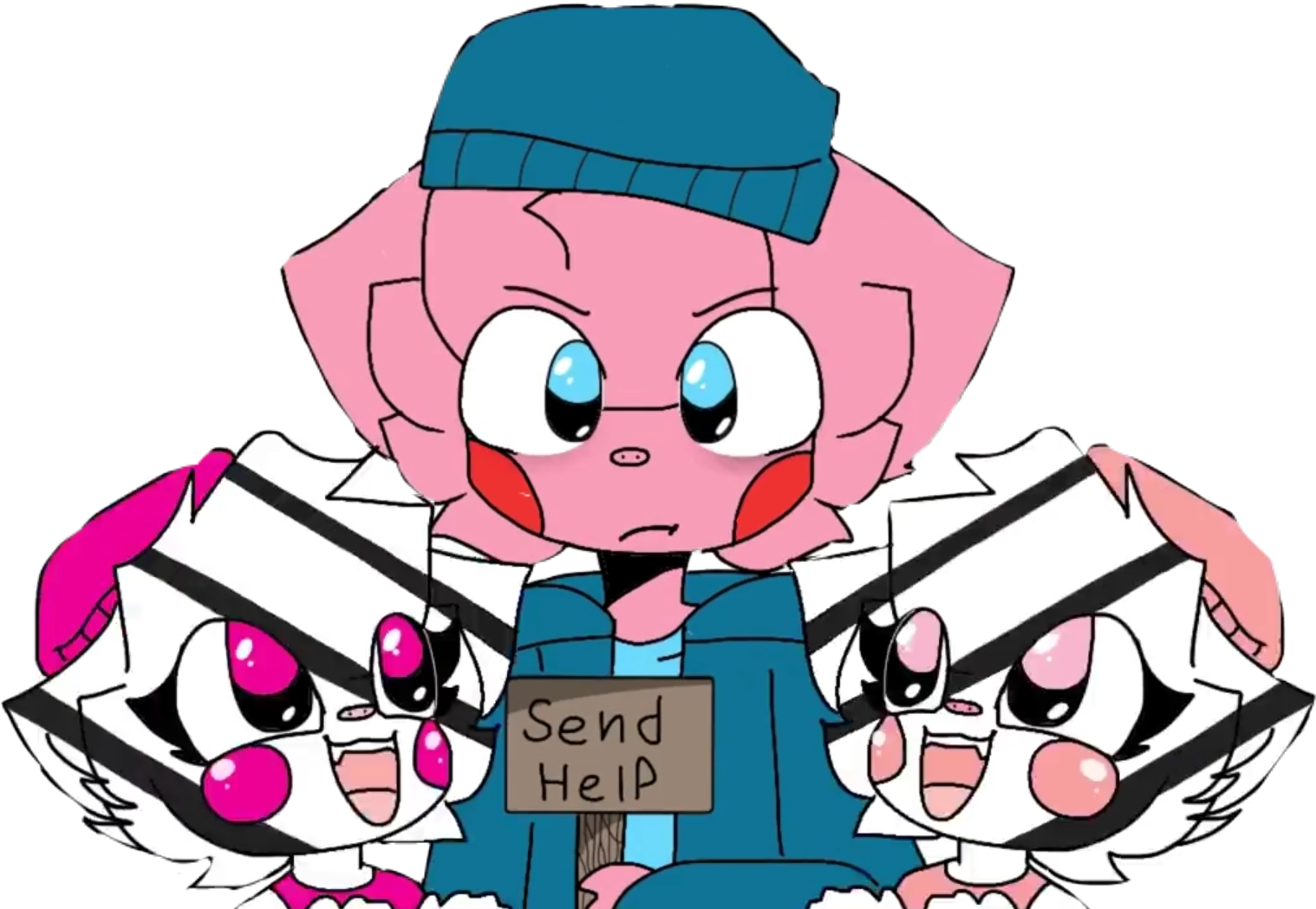 zeeandzuzypiggy piggyroblox sticker by @bibiarhitect