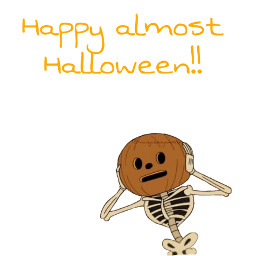 freetoedit halloween skeleton