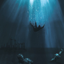 freetoedit jamesbond notimetodie underwaterasthetic ancientruins underwaterworld sadsthetic fantasy blueasthetic drowning 007 ancientstatues greekstatue