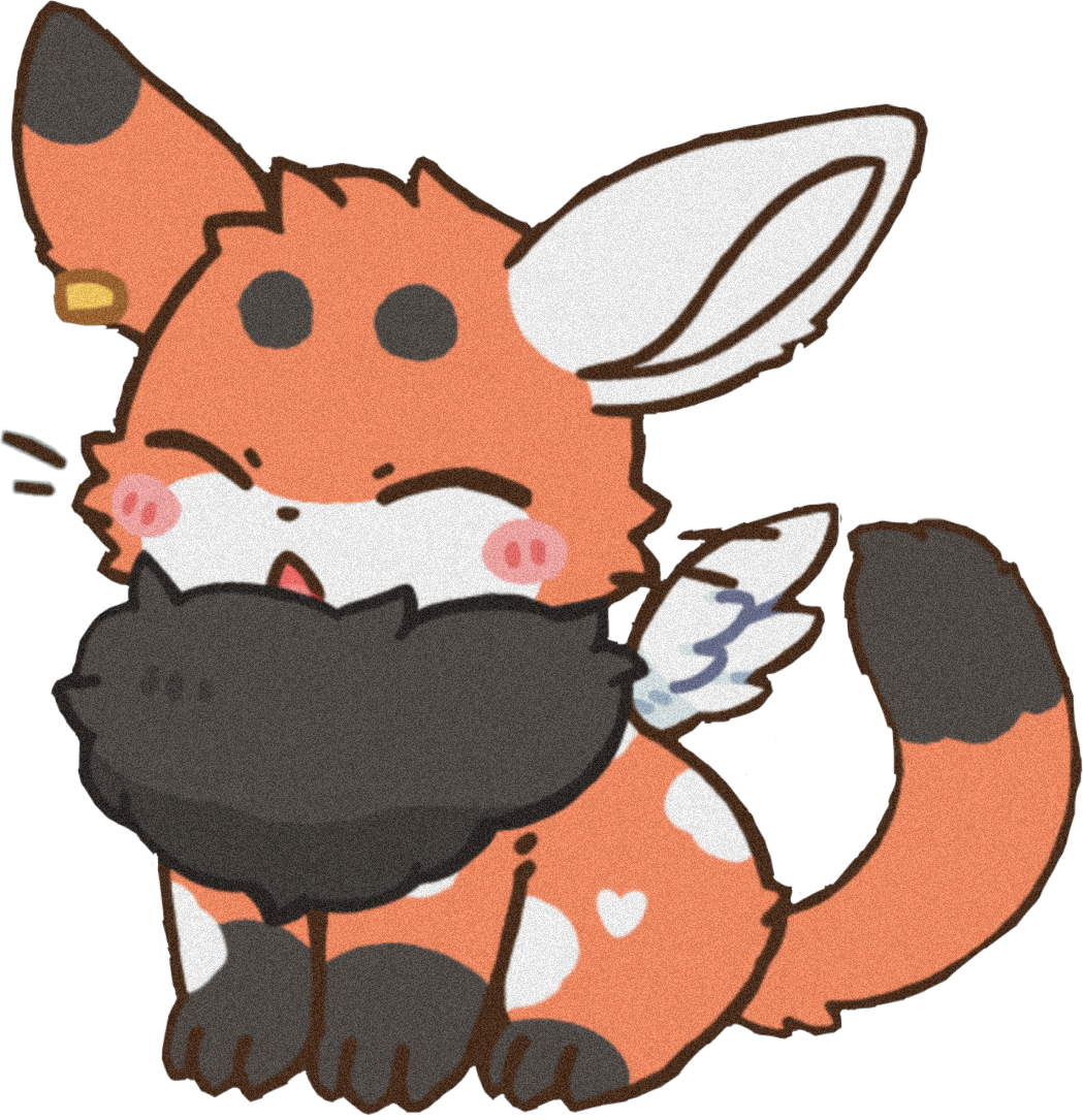 freetoedit гача лисенок лиса sticker by @hello_i_dont_know