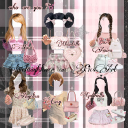 freetoedit coquette y2k pink baddie cottagecore hellokitty aesthetic whiteaesthetic scene plaid lollita girls feminine outfits dresses skirts png inspiration girly lovely 2000s cute school soft