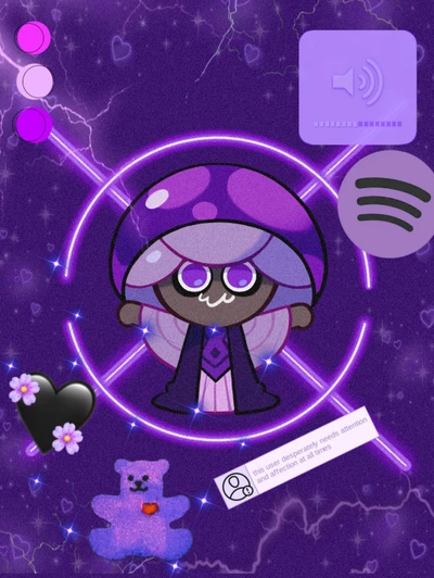 Poisonous Mushroom Cookie Wallpaper :) Honestly it also could work as a pfp too #poisonousmushroom