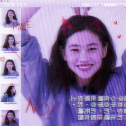 hoyeonjung squidgame cybercore cybergoth y2k aesthetic soft picsart fyp saebyeok madewithpicsart makeawesome softcore overlay purple aestheticedit tumblr papicks freetoedit