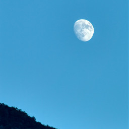 photography moon sky landscape scenary beautifulview astronomy lunar freetoedit