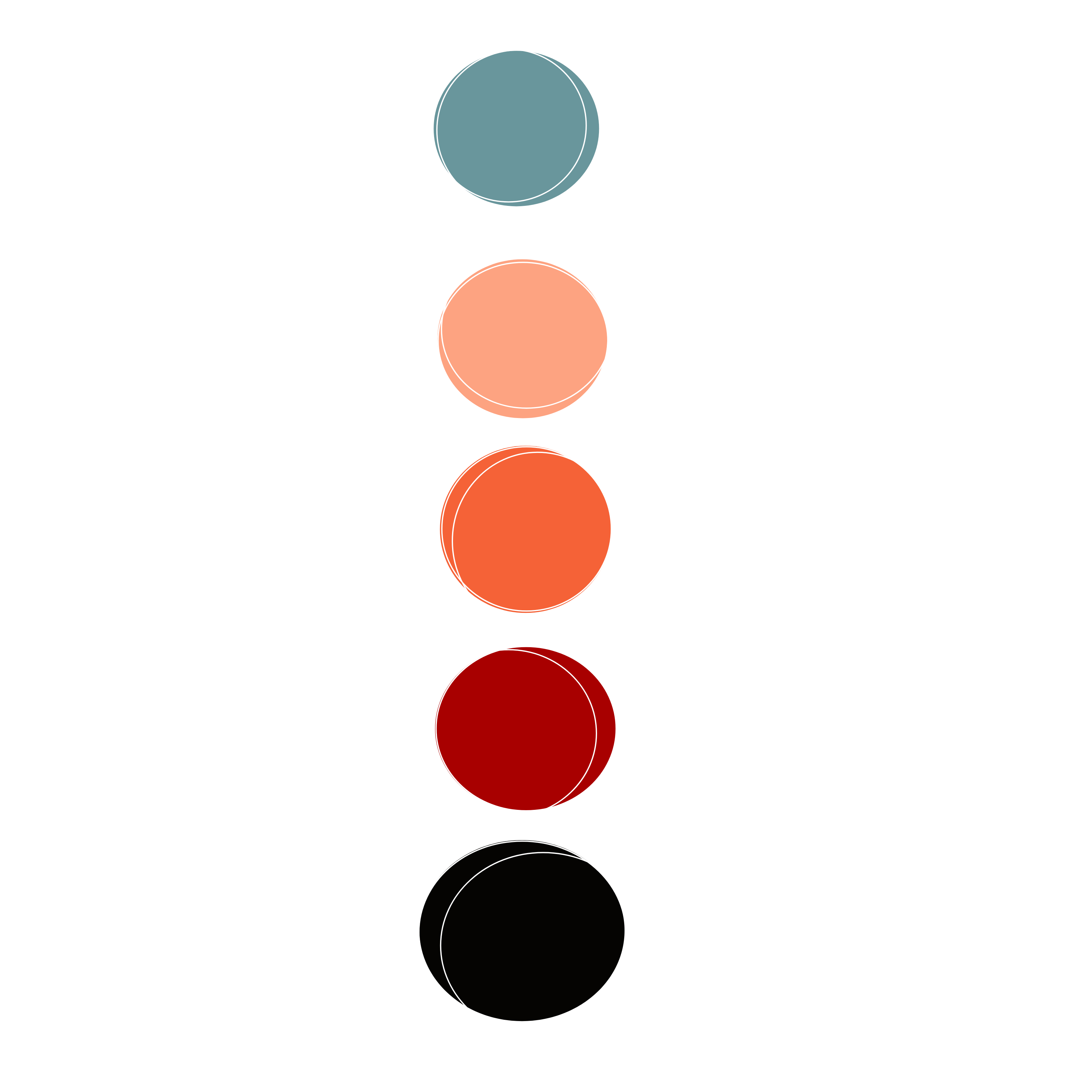 palette orangeteal teal orange blue sticker by @chiquilla_