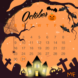 calendar october halloween freetoedit srcoctobercalendar2022 octobercalendar2022