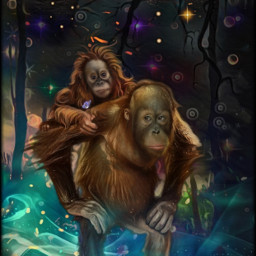 fantasy orangutan