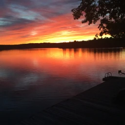 myfromtyard lake ontario canada 1000islands sunset pcsunriseandsunsetcolorshow sunriseandsunsetcolorshow