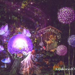 lamp purple fairytail fairylove woodlands myimagination myedit myartwork freetoedit irclilacbeauty lilacbeauty