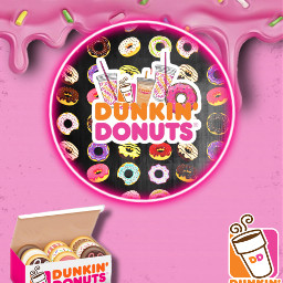 dunkindonuts donuts pink publicity pub rose food srcdonutoverlay donutoverlay freetoedit