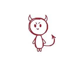 freetoedit devil red cute doodle drawnbyme freeforbusiness