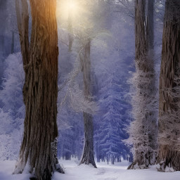 freetoedit winter trees snow ice winterscene