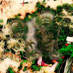 myphoto myedit fantasy doubleexposure magiceffects green alberi portrait freetoedit
