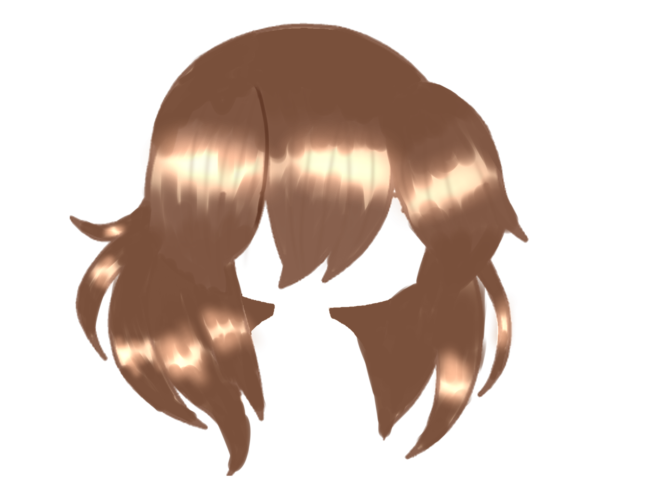 freetoedit gacha hair gachahairshaded sticker by @n1j1_piko