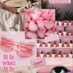 freetoedit lockscreen aesthetic pink pinkaesthetic background wallpaper collage