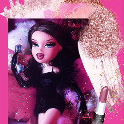 freetoedit pink bratz sparkle glitter