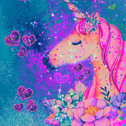 freetoedit glitter sparkles galaxy hearts love flowers floral unicorn bling magic dream nature cute art neon aesthetic fantasyart overlay background wallpaper
