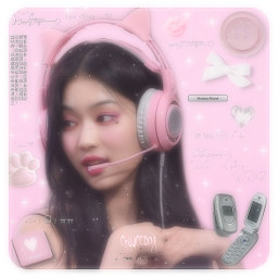 kpop kpopedit pink pinkedit cyber cybercore cyberedit y2k y2kedit 2000s aesthetic girlgroup icon inspiration freetoedit picsart soft softcore isa stayc staycisa isaedit draincore softaesthetic cute