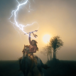 native thunder nativeland horse indian freetoedit