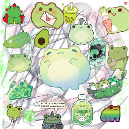 freetoedit animefrog froggy froggies frogs kawaiifrog frogsticker cutefrog froggie plushie
