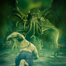 mithology lovecraft marvel hulk greenaesthetic swamp creature fight myimaginationatwork freetoedit eccolorgreen colorgreen