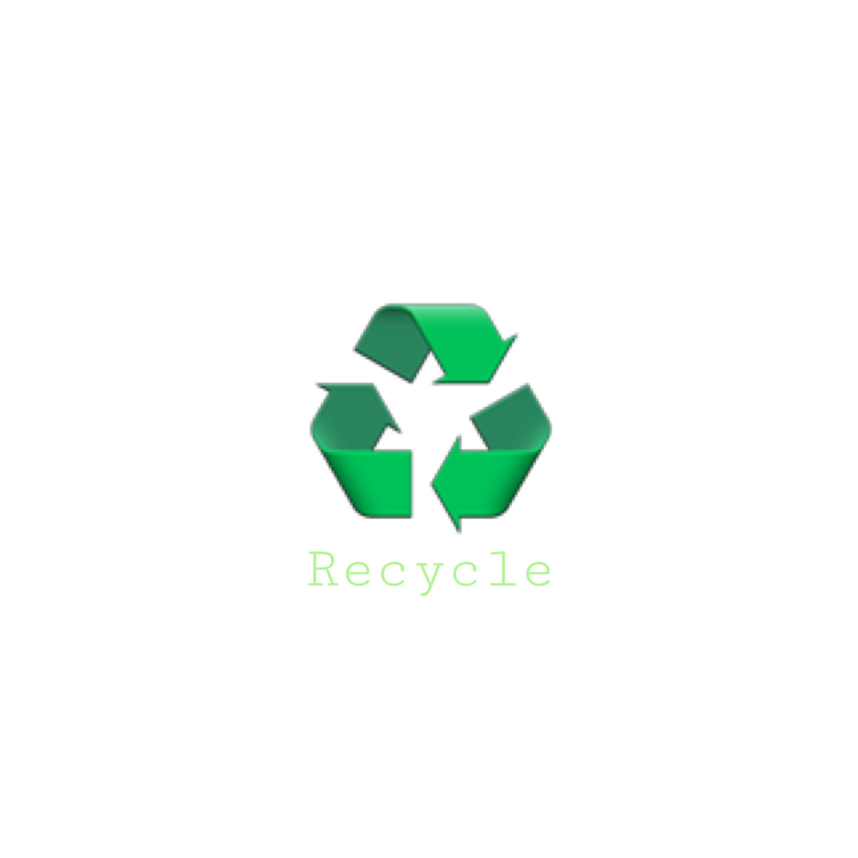 Recycle Asthetic Green Emoji Sticker Sticker By ellasworlds