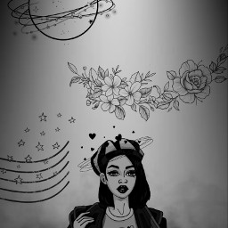freetoedit background blackandwhite interesting art amazing night drawing draw girl woman aesthetic
