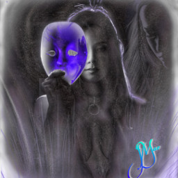 jmacoriginal mask shadow nightcore2 negitive folds madewithpicsart freetoedit