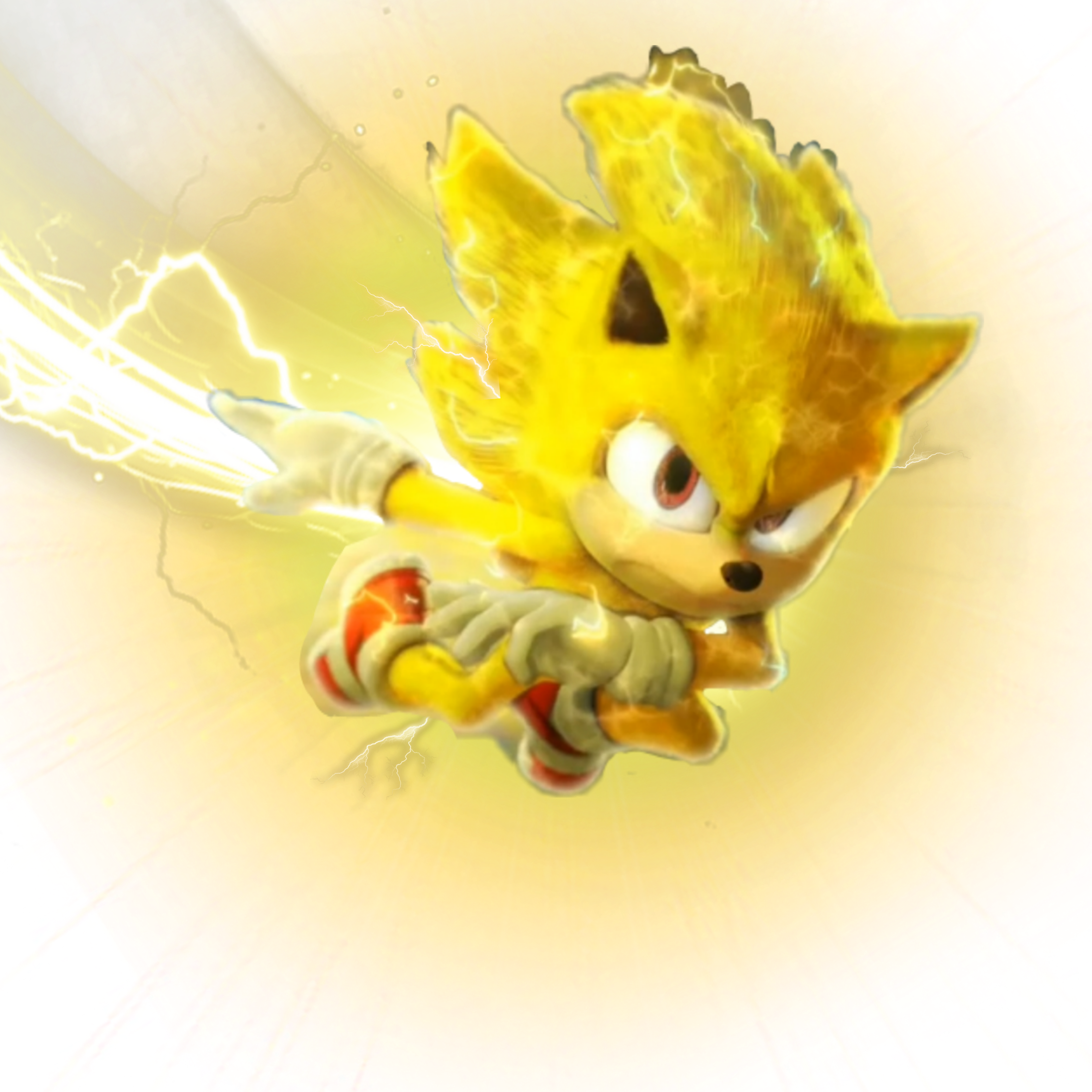 Movie Super Sonic Sonic Movie Sticker - Movie Super Sonic Sonic movie Sonic  forces speed battle - Discover & Share GIFs