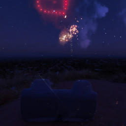 freetoedit happynewyear 2022 outside night time fireworks fire firework surreal edit myedit