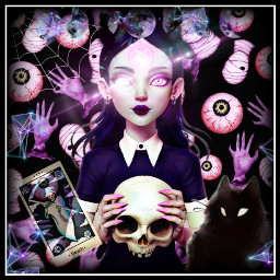 freetoedit witch witchcraft creepy horror scary weird weirdcore witchaesthetic thirdeye magic magiceffect magical fantasy cosmo background wallpaper pictures