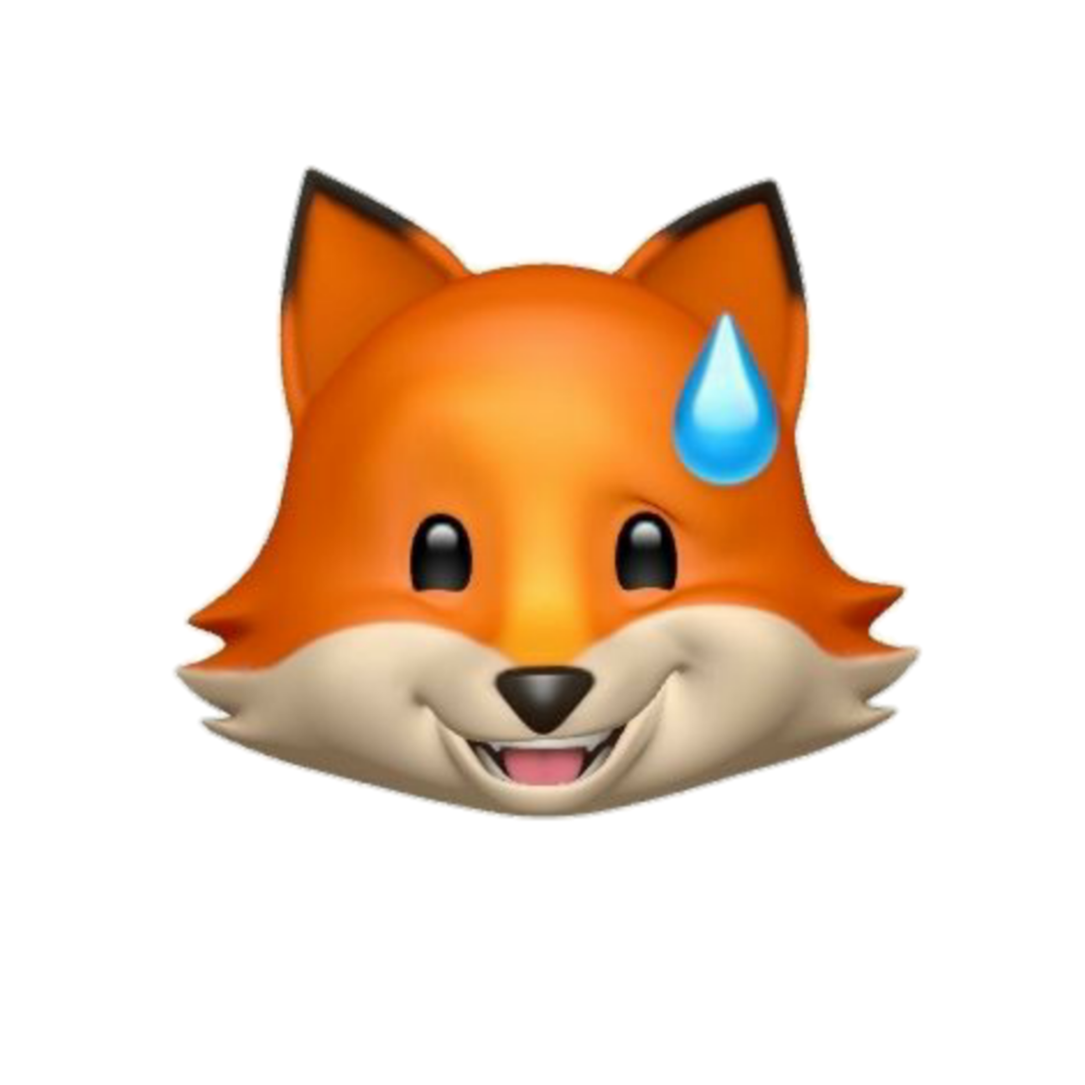 animoji fox animal iphone ios cute sticker by @sw33t4oney