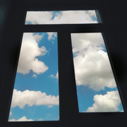 freetoedit local pcskyandclouds skyandclouds sky blue blueaesthetic clouds window