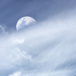 cloud moon clouds cloudsandsky skyaesthetic freetoedit