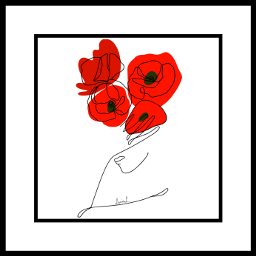poppies woman