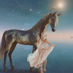 myedit freetoedit horse woman girl beautiful