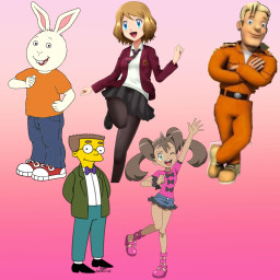 my favorite cartoon characters five 5