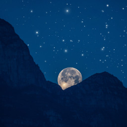 lua moon stars estrelas freetoedit picsart