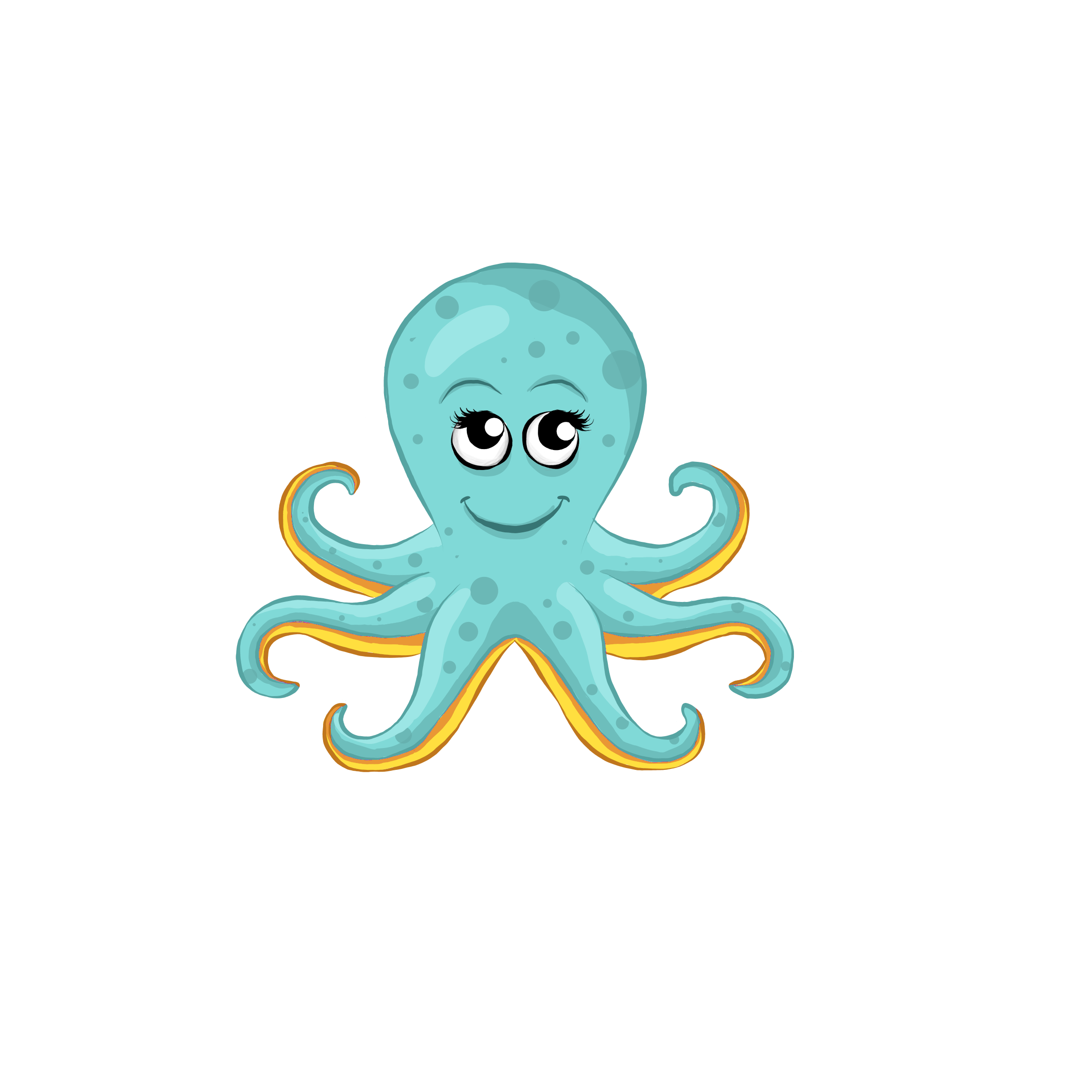 freetoedit summer cute octopus sticker by @stacey4790