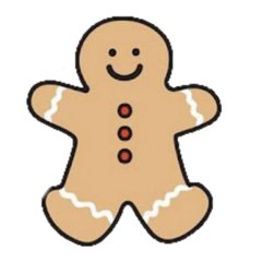 christmas gingerbread cute christmasfood food lovely png sticker freetoedit default