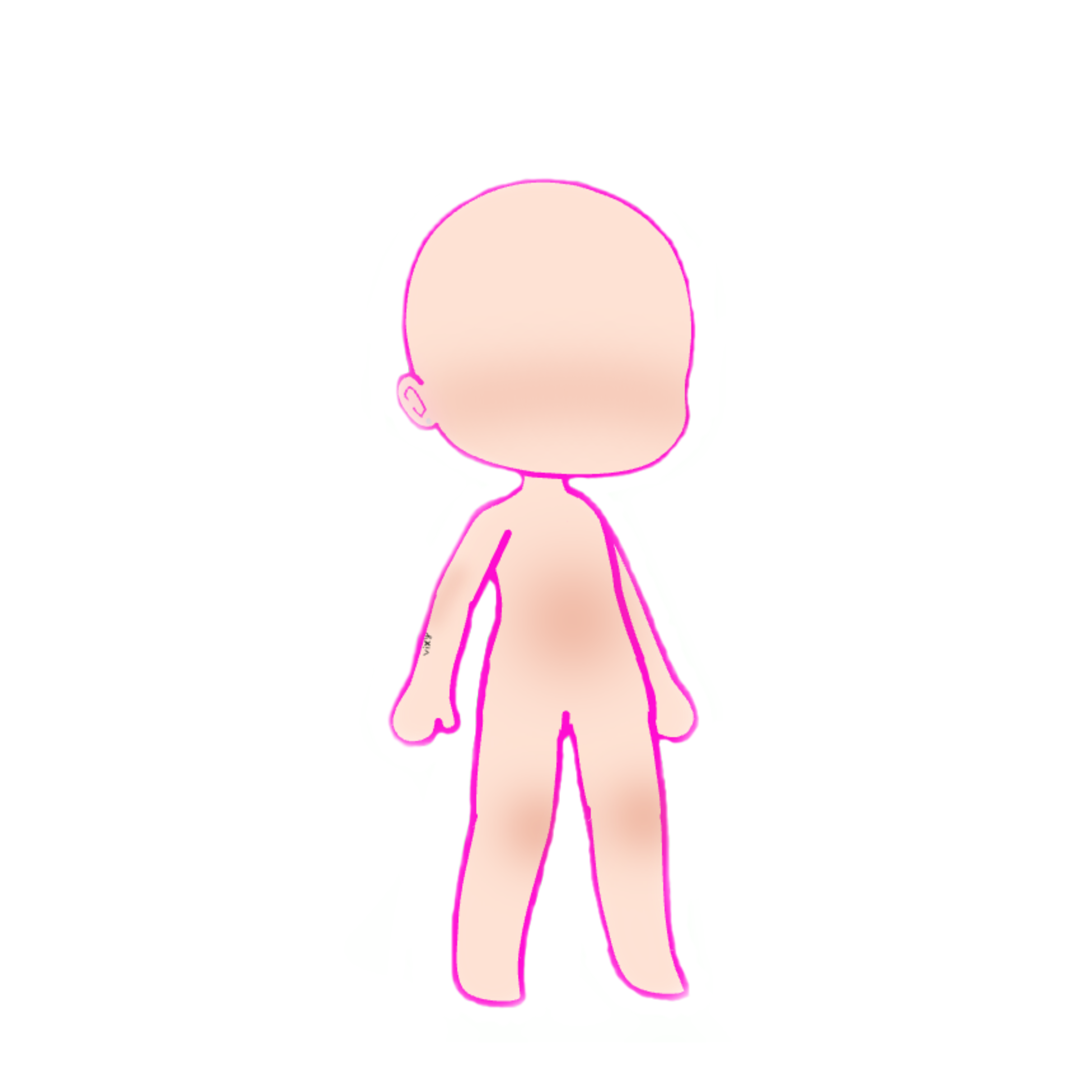 freetoedit gacha body gavhabody sticker by _vixy_gacha_