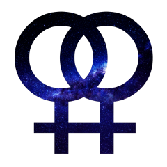 galaxy space universe silhouette mo galactic mogalactic lgbt lgbtq lesbian symbol freetoedit