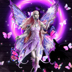 freetoedit fairy butterflies